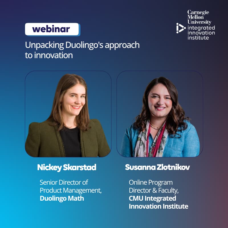 Cover Image for Webinar: Unpacking Duolingo's approach to innovation