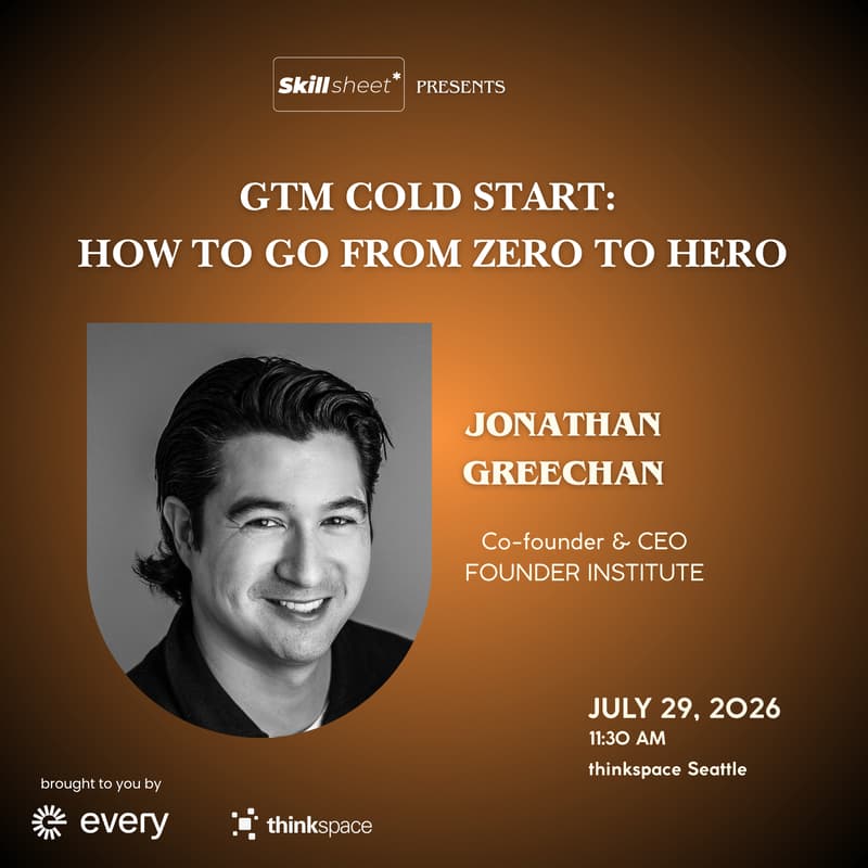 Cover Image for GTM Cold Start: How To Go From Zero To Hero — Jonathan Greechan (CEO, Founder Institute)