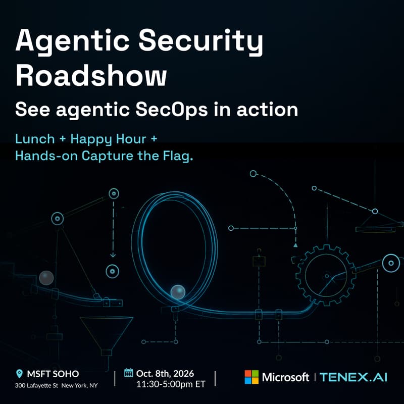 Cover Image for Agentic Security Roadshow @ Microsoft SoHo
