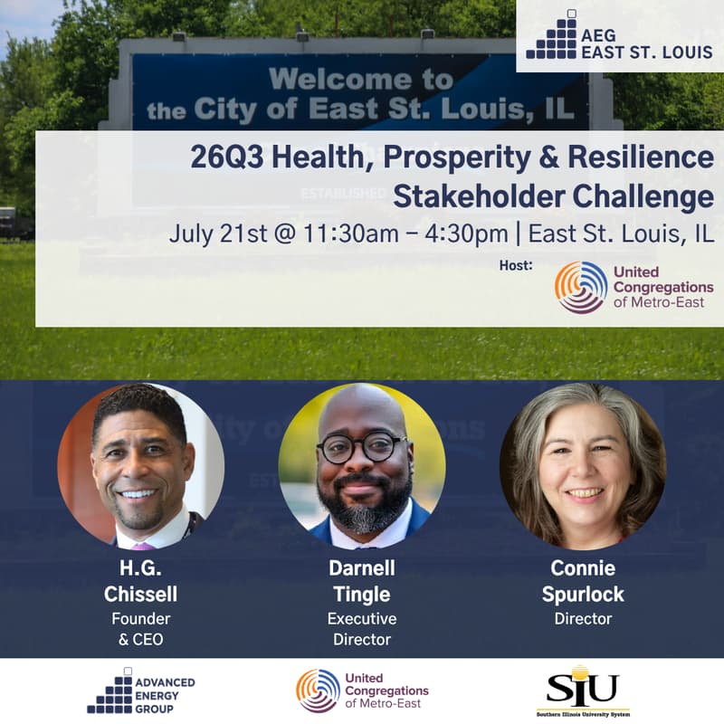 Cover Image for AEG East St. Louis 26Q3 Health, Prosperity & Resilience Stakeholder Challenge