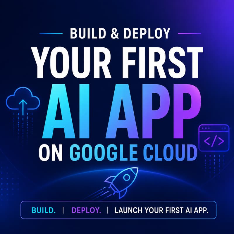 Cover Image for Build Your First AI App with Gemini + Google Cloud