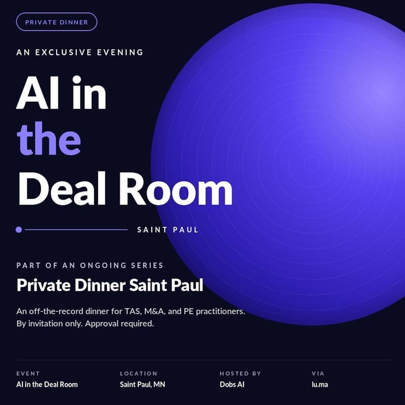 Cover Image for AI in the DealRoom