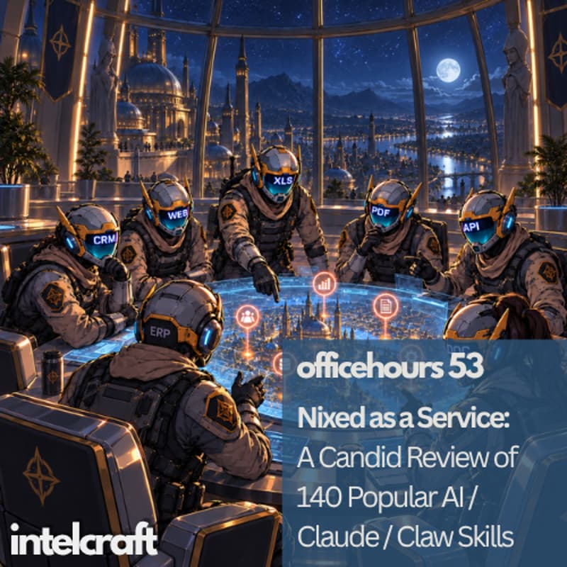 Cover Image for [officehours 53] Nixed as a Service - Analysis of 140 Popular Skills