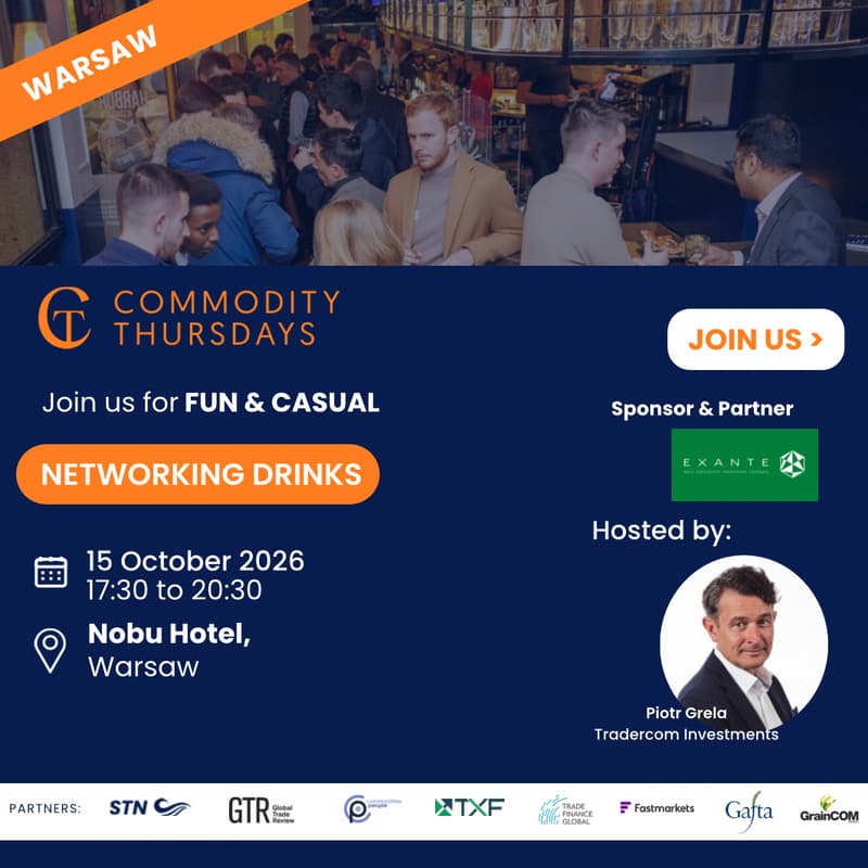 Cover Image for CommodityThursdays Poland - Networking Drinks