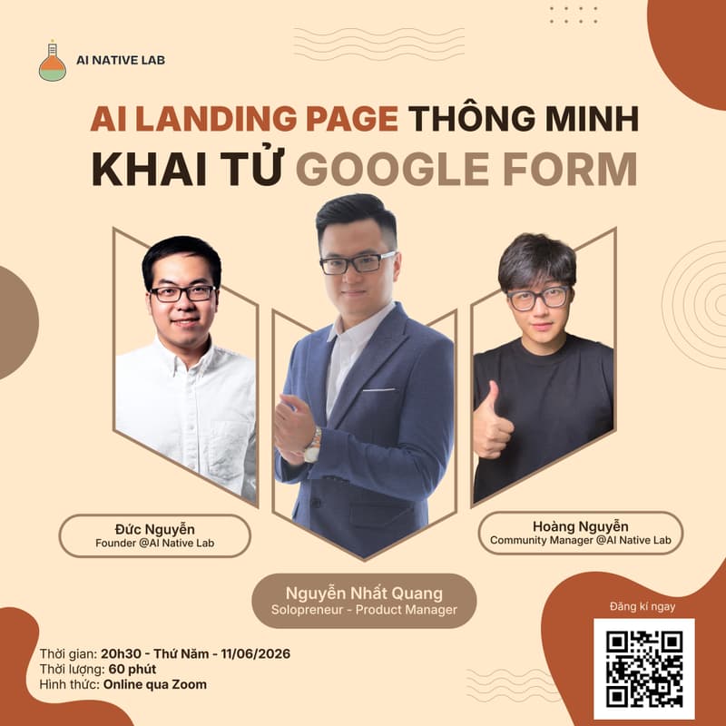 Cover Image for AI Landing Page thông minh khai tử Google Form