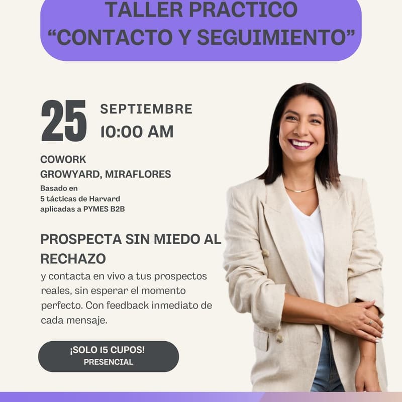 Cover Image for Contacto en Frío y Seguimiento Estratégico de Leads para PYMES