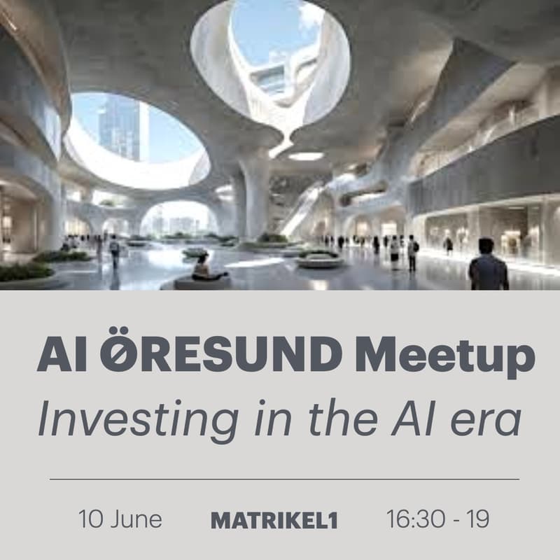 Cover Image for AI Oresund Meetup: Investing in the AI era