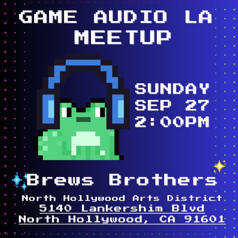 Cover Image for Game Audio LA - September Meetup