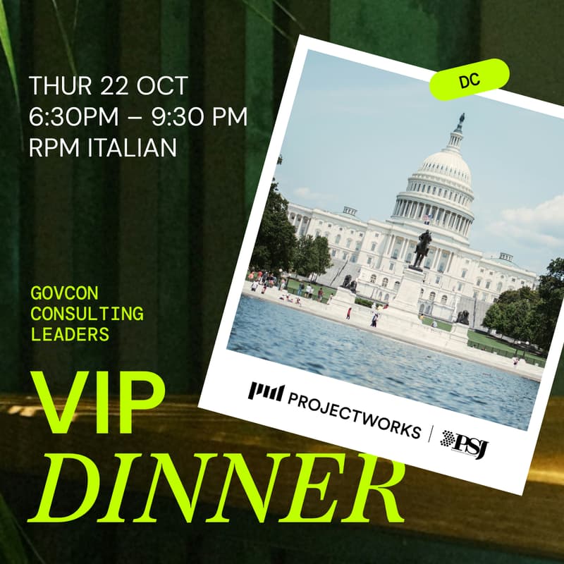 Cover Image for GovCon Consulting Leaders Dinner in DC