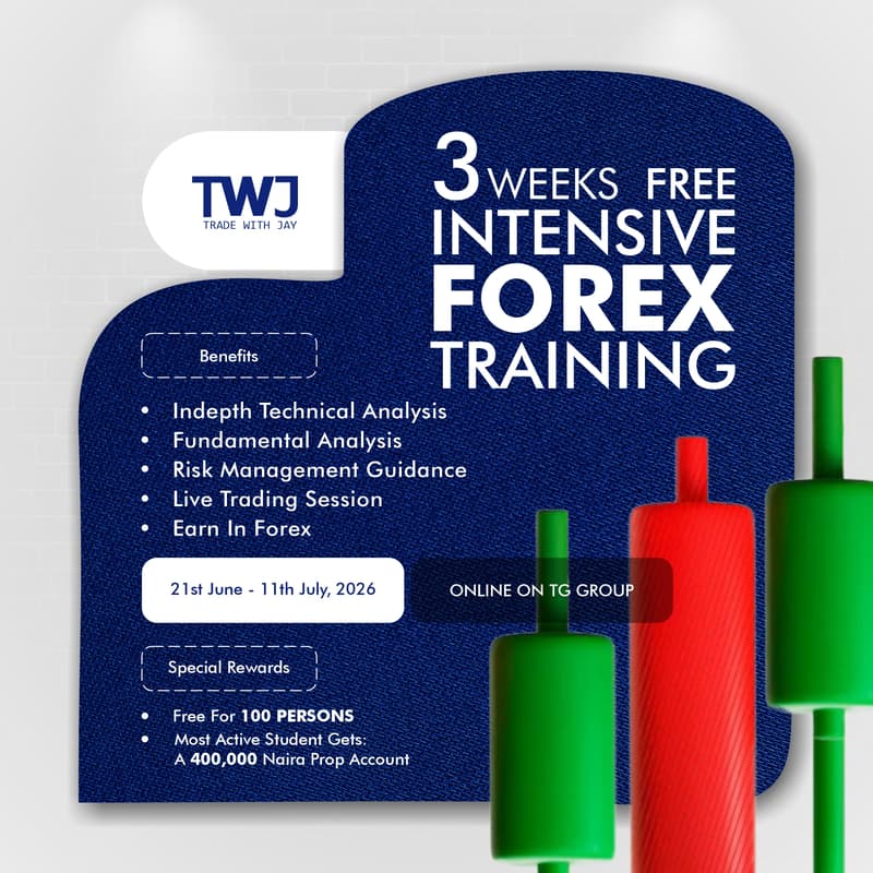 Cover Image for 3WEEKS FREE INTENSIVE FOREX TRAINING.