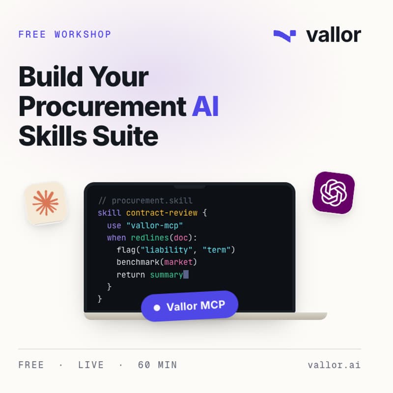 Cover Image for Procurement AI Skills Workshop