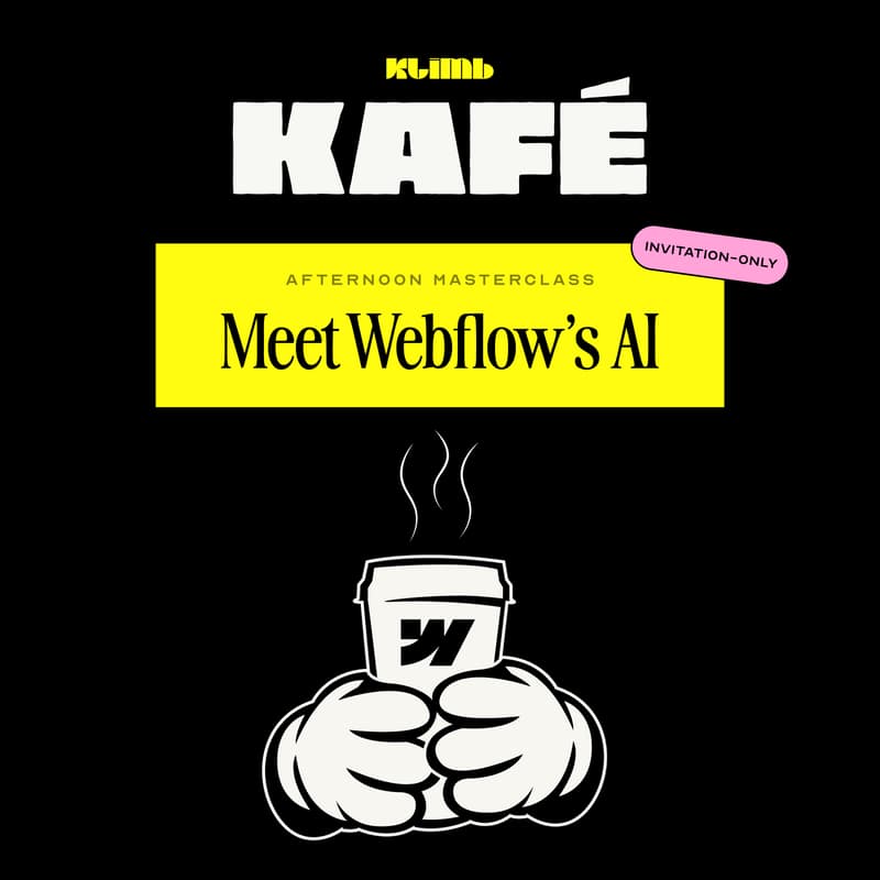 Cover Image for KLIMB Kafé - Afternoon Masterclass with Webflow