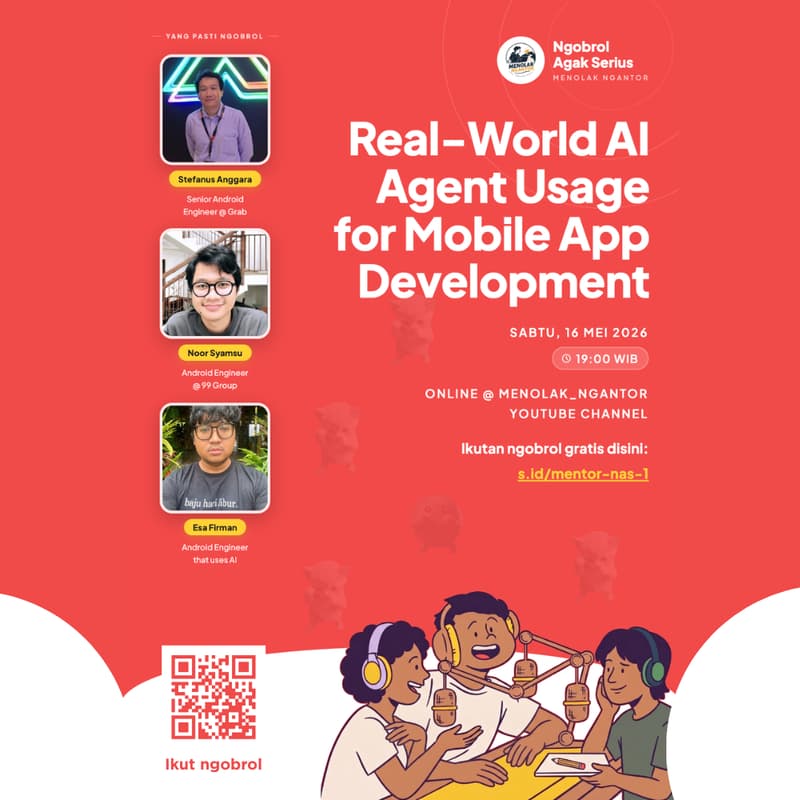 Cover Image for Ngobrol Agak Serius: Real-World AI Agent Usage for Mobile App Development