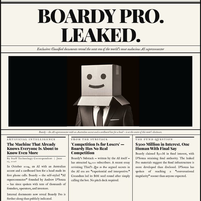 Cover Image for Boardy Live: Boardy Pro Launch
