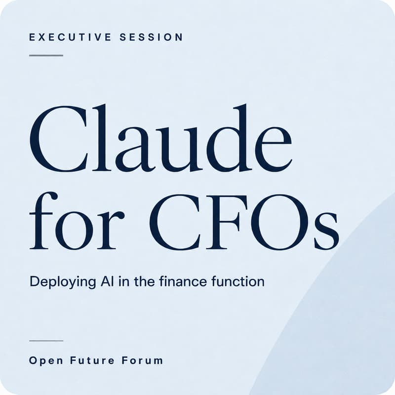 Cover Image for Claude for CFOs: Deploying AI in the Finance Function