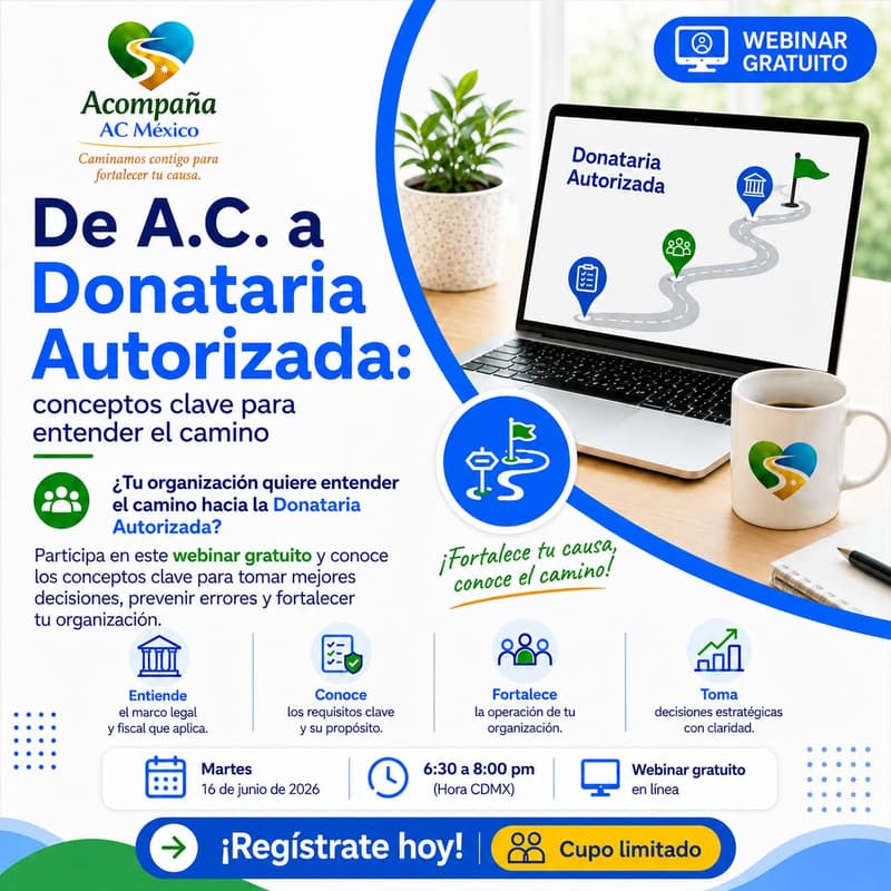 Cover Image for De A.C. a Donataria Autorizada: conceptos clave para entender el camino.