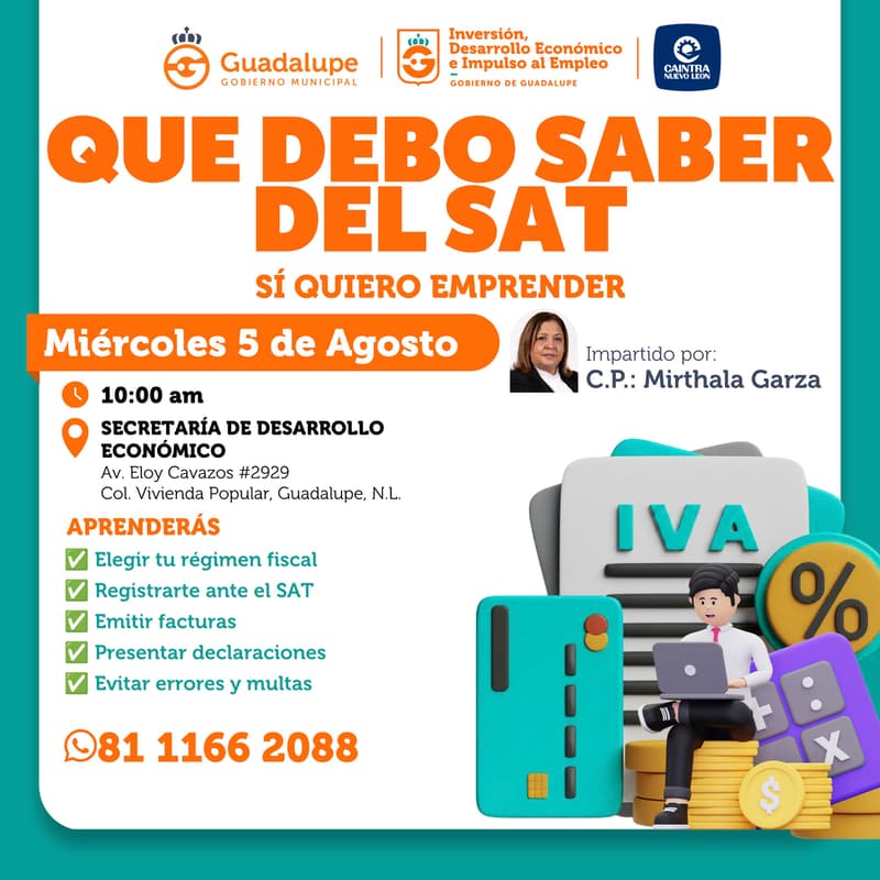 Cover Image for QUE DEBO SABER DEL SAT... Sí quiero Emprender