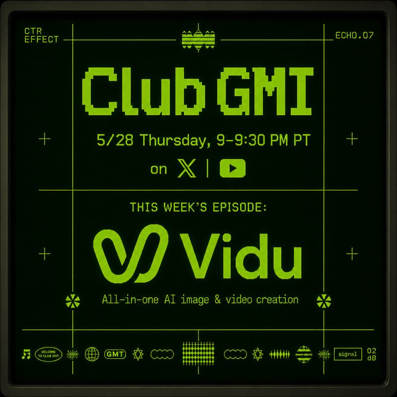 Cover Image for Club GMI — The New Video Playbook (feat. Vidu)