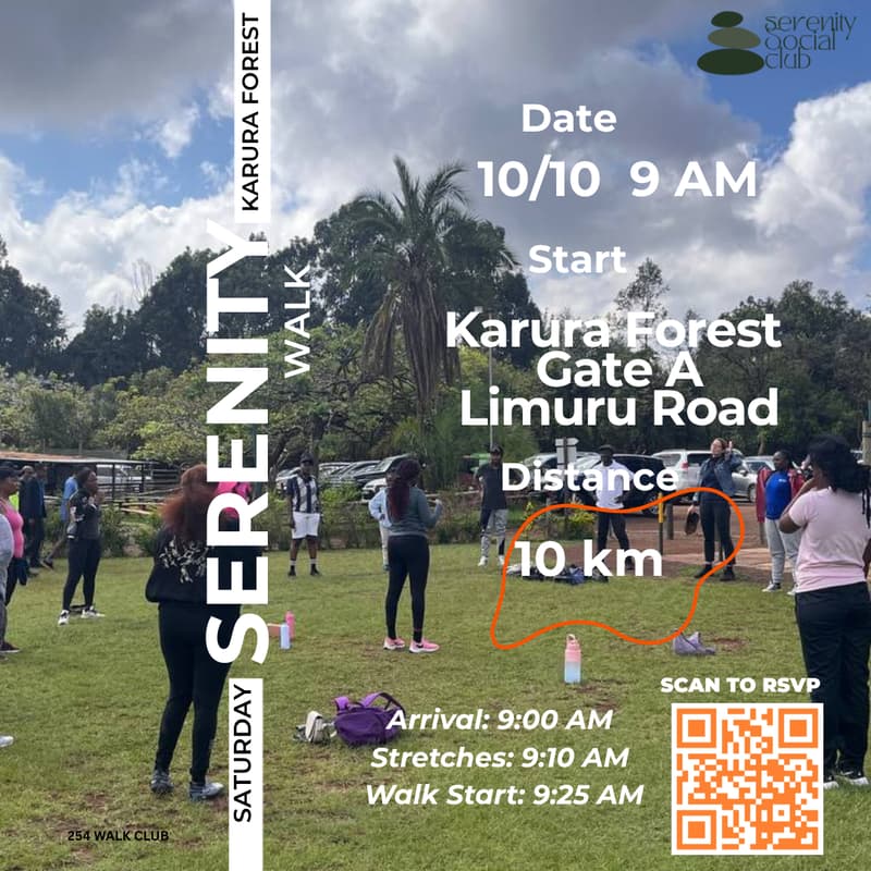 Cover Image for Karura Forest Walk by Serenity Social Club
