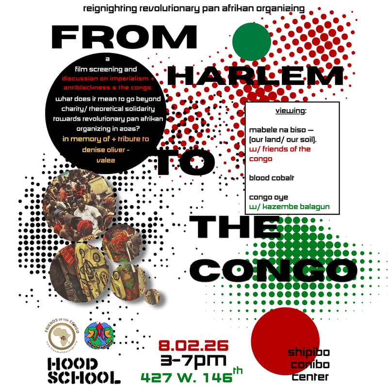 Cover Image for film screening : from harlem to the congo