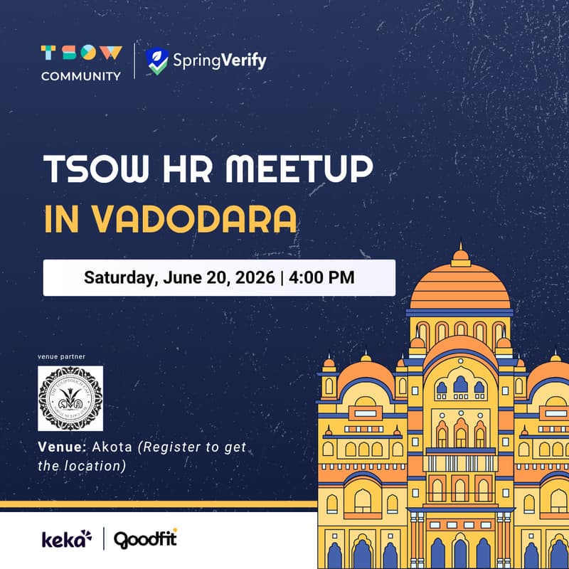 Cover Image for TSOW HR Meetup in Vadodara