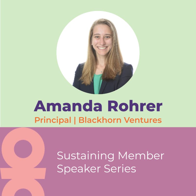 Cover Image for Speaker Series: Amanda Rohrer, Principal, Blackhorn Ventures