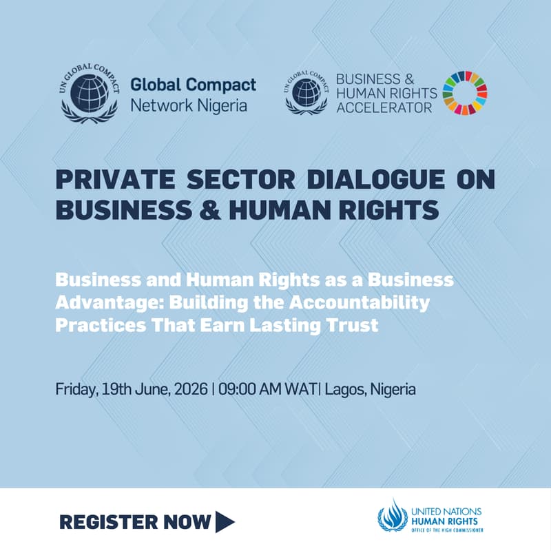 Cover Image for PRIVATE SECTOR DIALOGUE: BUSINESS AND HUMAN RIGHTS AS A BUSINESS ADVANTAGE – BUILDING THE ACCOUNTABILITY PRACTICES THAT EARN LASTING TRUST