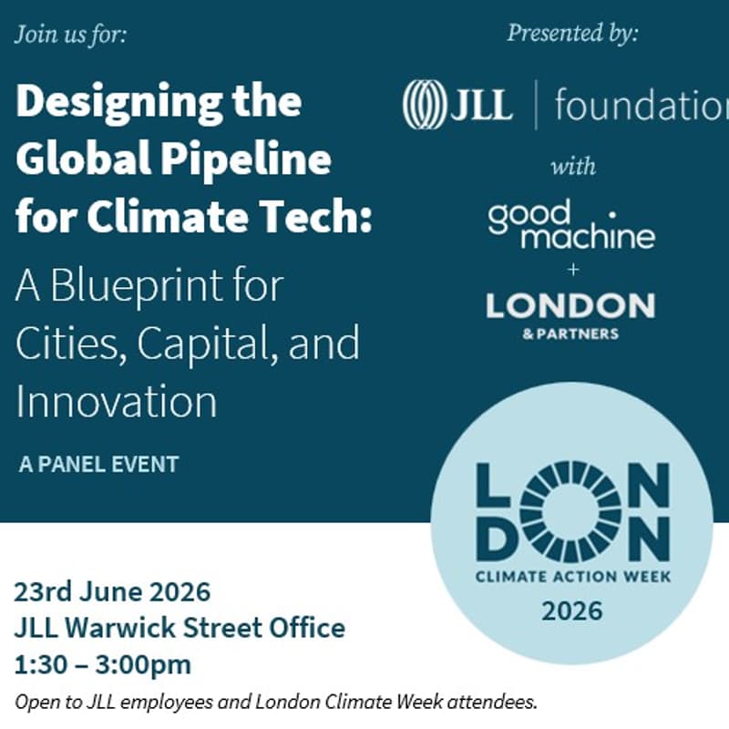 Cover Image for Designing the Global Pipeline for Climate Tech: A Blueprint for Cities, Capital, and Innovation