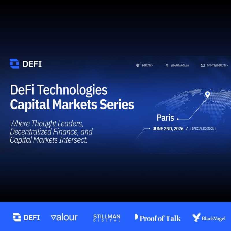 Cover Image for Capital Markets Series- Paris Special Edition by DeFI Technologies