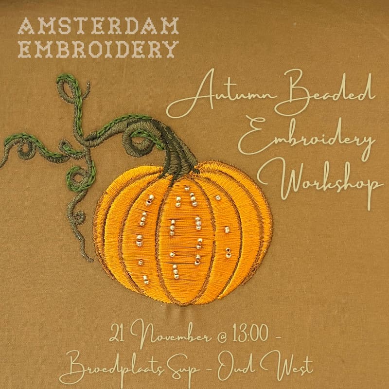 Cover Image for Autumn Beaded Embroidery Workshop