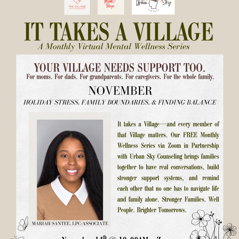 Cover Image for It Takes A Village: Holiday Stress, Family Boundaries, & Finding Balance