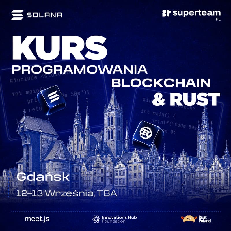 Cover Image for KURS PROGRAMOWANIA BLOCKCHAIN: GDAŃSK