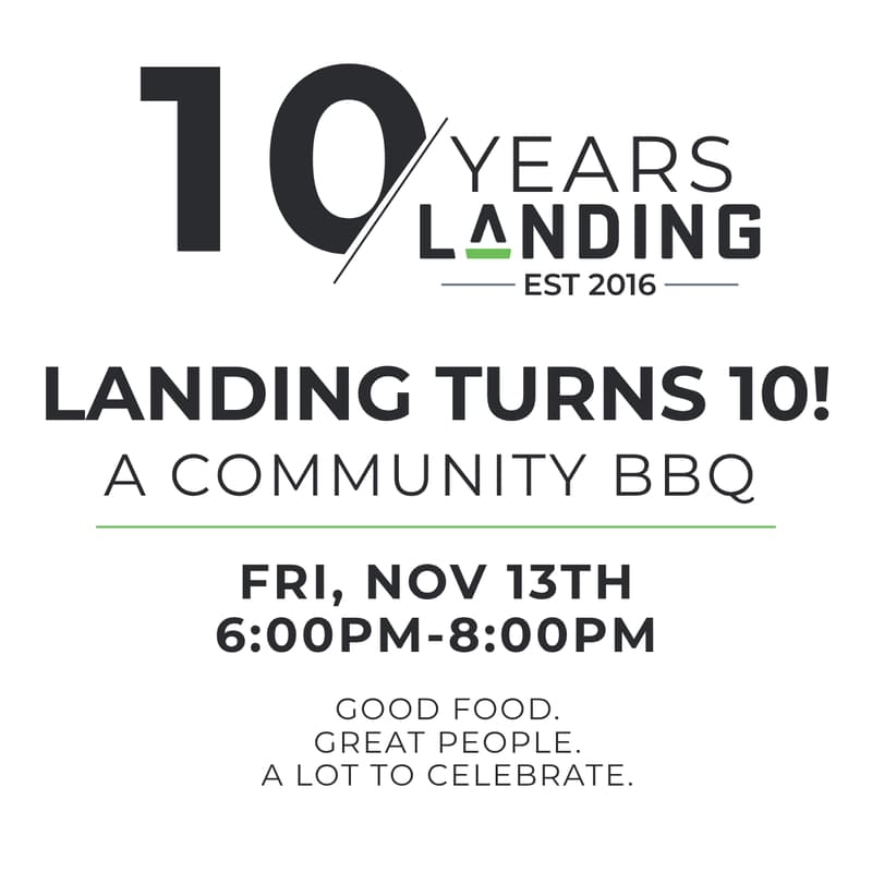 Cover Image for Landing Turns 10!