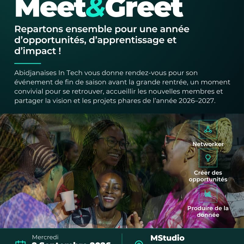 Cover Image for MEET & GREET ABIDJANAISES IN TECH