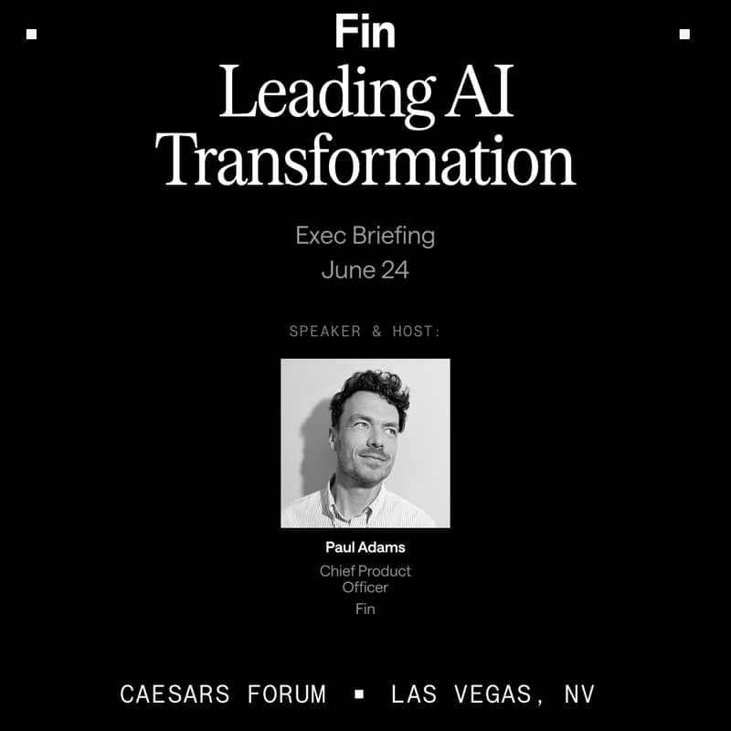 Cover Image for Exec Briefing on AI Transformation, at CCW