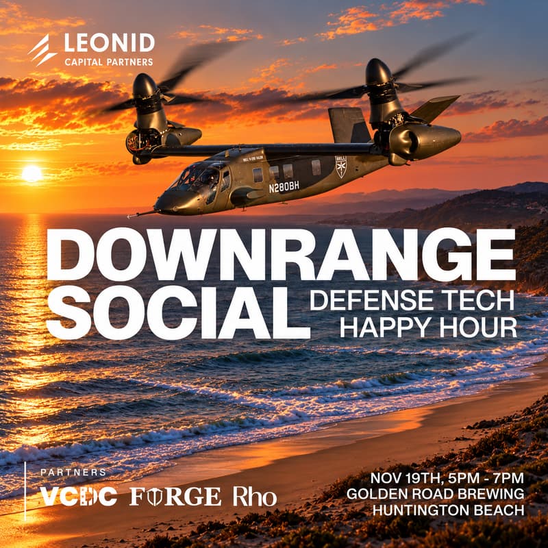 Cover Image for Downrange Social- Defense Tech Happy Hour