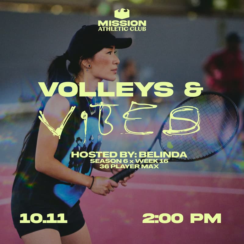 Cover Image for Belinda Hosts Volleys & Vibes: SZN 6 x WEEK 16