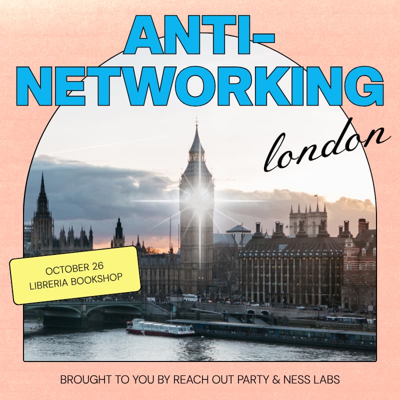 Cover Image for Anti-Networking Event (Monday, October 26)