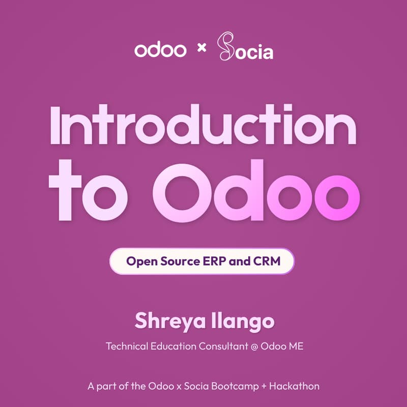 Cover Image for Introduction to Odoo (Bootcamp+ Hackathon)