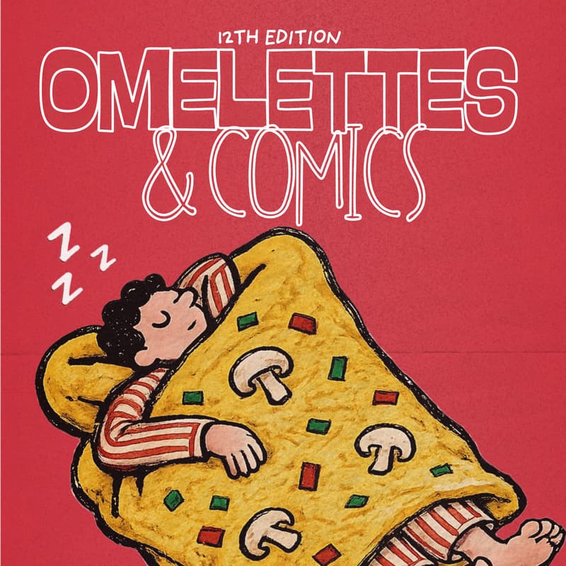 Cover Image for Omelettes & Comics 🍳✏️ // Create Comic Strip + Have Customized Omelette Brunch + Coffee