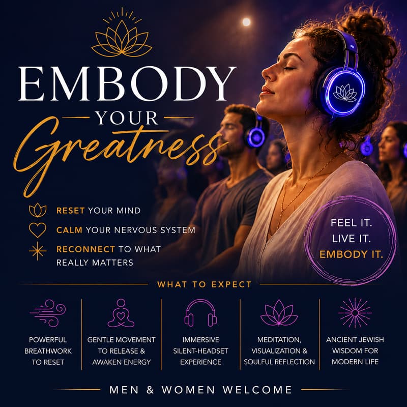 Cover Image for Embody Your Greatness (The Chai Center, NY)