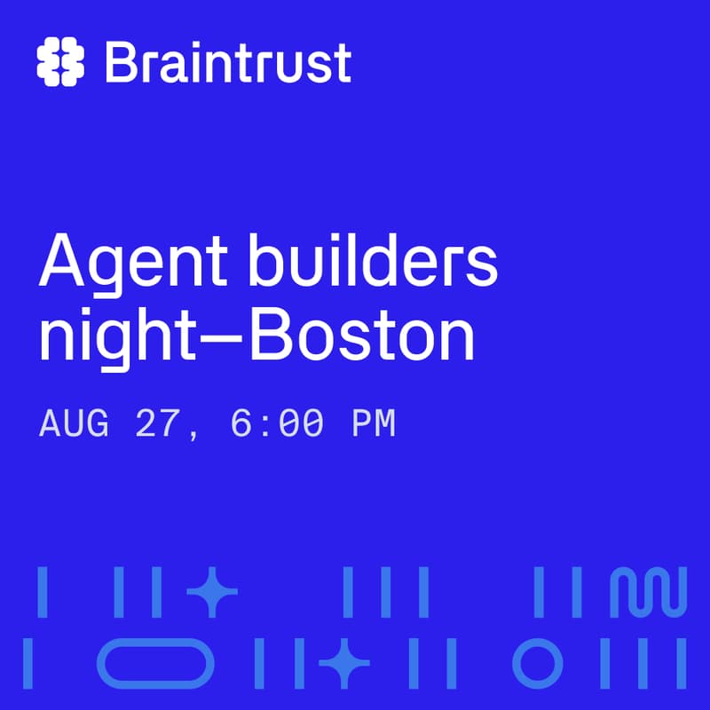 Cover Image for Agent builders night - Boston