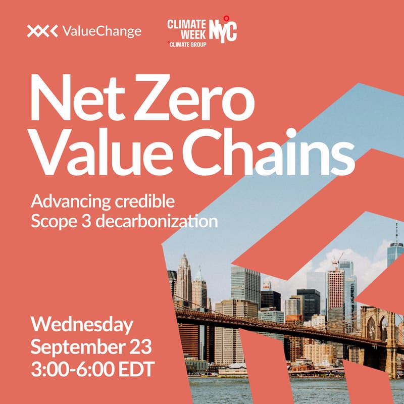 Cover Image for Net Zero Value Chains - From accounting to action: advancing credible Scope 3 decarbonization