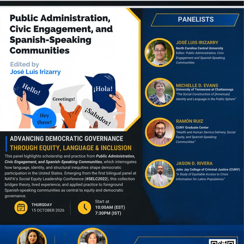 Cover Image for 📣 ASPA SNAPS: Celebrating #LatinoHeritageMonth: Public Administration, Civic Engagement, and Spanish-Speaking Communities
