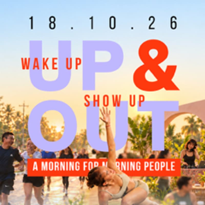 Cover Image for UP & OUT ☀️ Wake up. Show up.