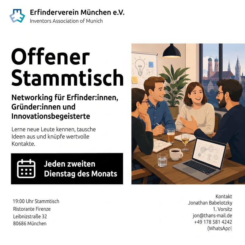 Cover Image for Erfinder Verein / Inventors Association (Monthly Meetup)