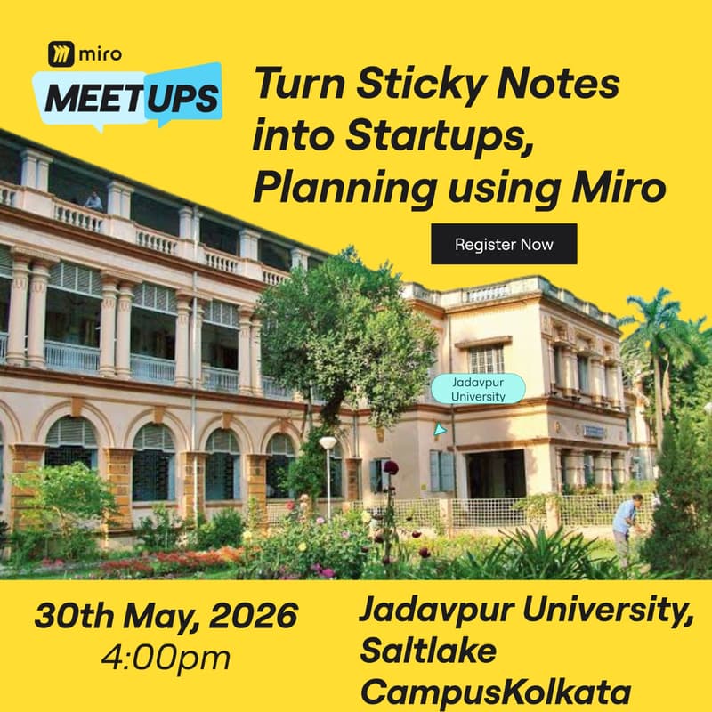 Cover Image for Turn Sticky Notes into Startups , Planning Using Miro