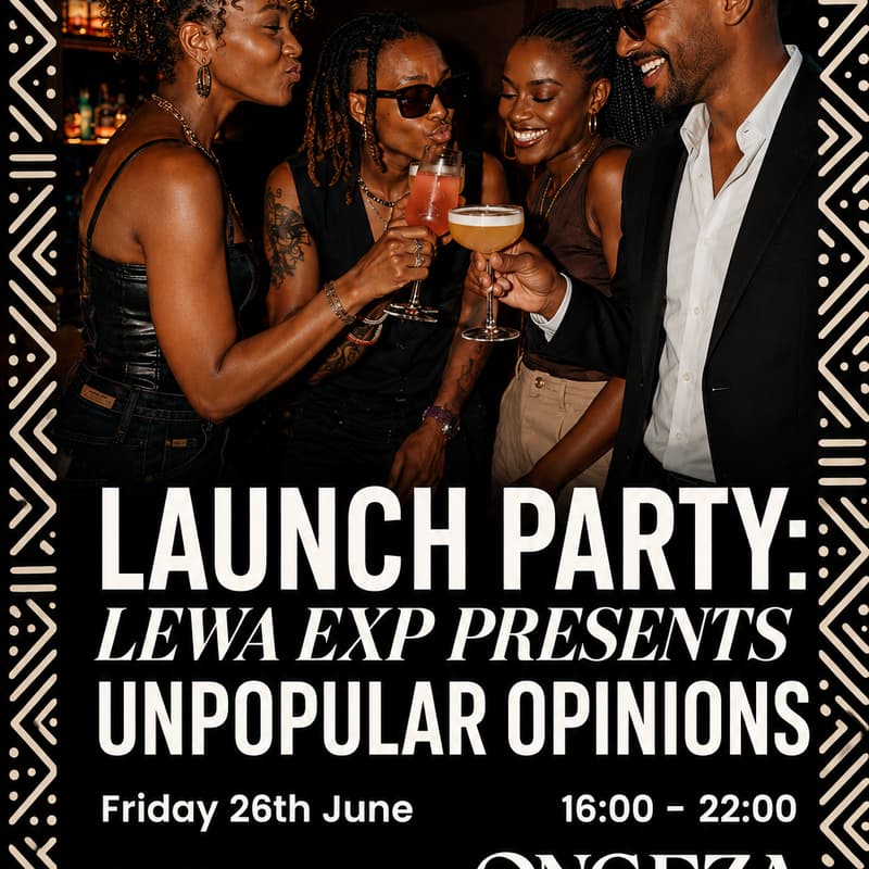 Cover Image for Launch Party: Lewa EXP presents Unpopular Opinions