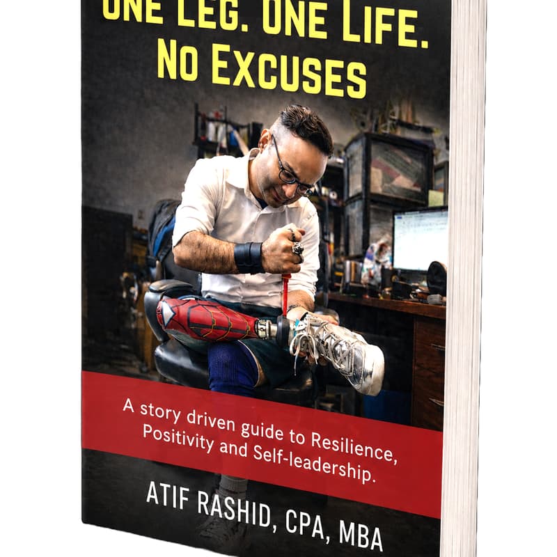 Cover Image for Book Signing: ONE LEG. ONE LIFE. NO EXCUSES