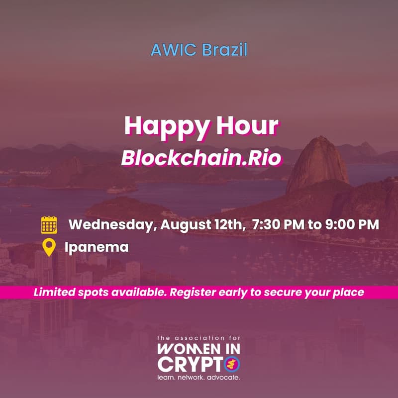 Cover Image for AWIC x Blockchain.RIO Happy Hour